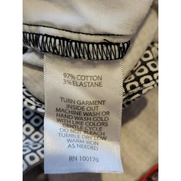 Donna Ricco Print Ankle Pants - Picture 5 of 6